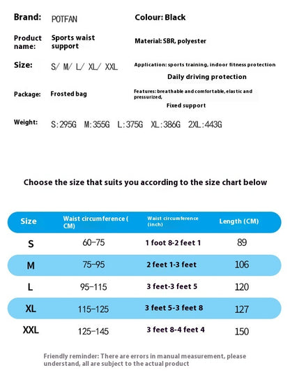 🧗‍♂️ Športni Kompresijski Pas za Trebuh in Ledveni Predel – Dihljiv, Raztegljiv in Učinkovit